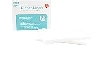 Vista 2 de Bumkins Forro de tela desechable para pañales, biodegradable, neutro, 100 unidades (paquete de 1)