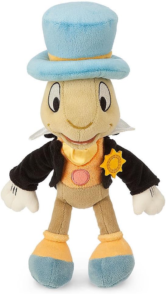 Disney Store Pinocchio Jiminy Cricket 9" mini Bean Bag Plush