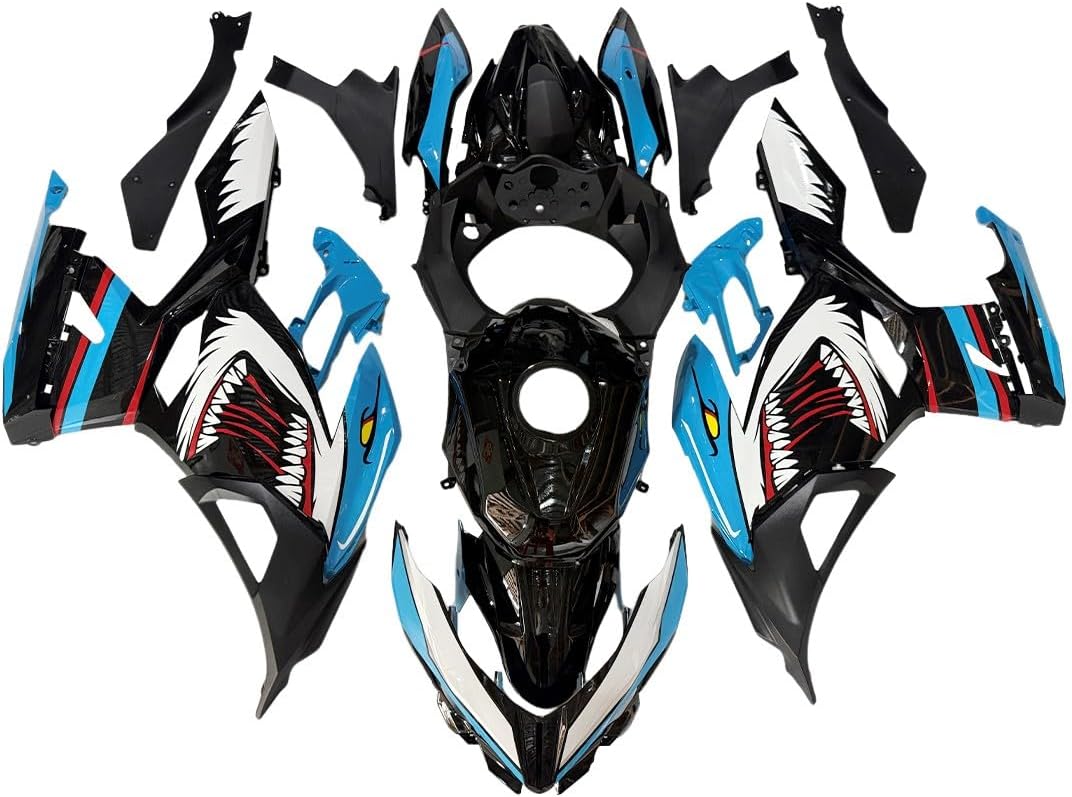 Injection ABS Fairing Kit Fit for 2018-2023 Kawasaki Ninja 400 Fairings EX400 18 19 20 21 22 23 Plastic Bodywork Body Frame Cowling (Orange & Black)