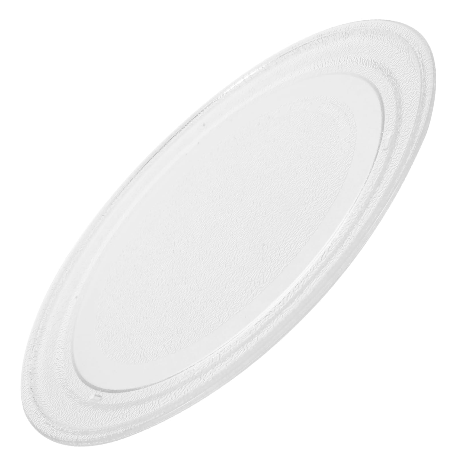 ASAKKURA Microwave Glass Turntable Plate Microwave Oven Replacement Tray Easy to Clean Smooth Design for Efficient Cooking