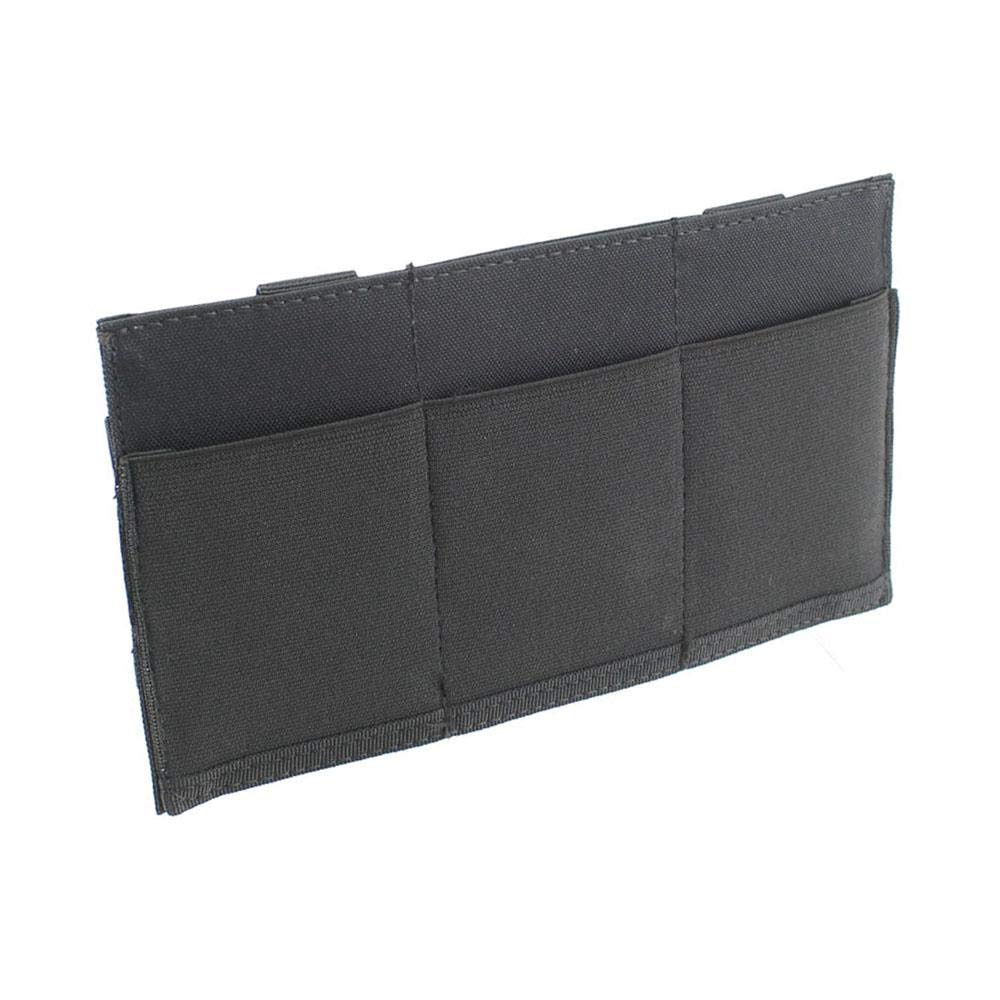 MOLLE Elastic Triple Magazine Pouch (Black)