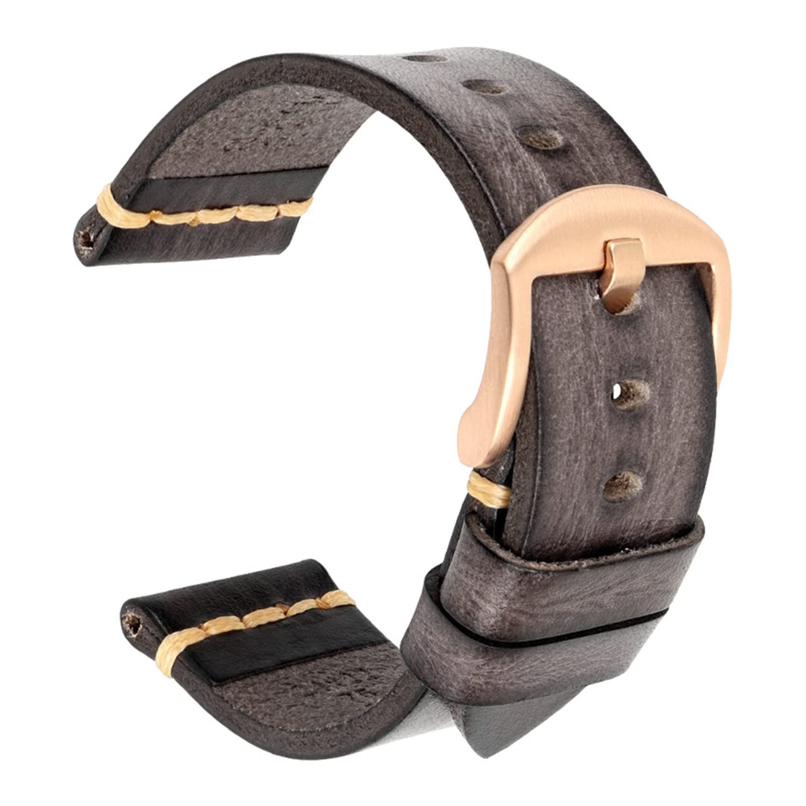 Maikes cinturino in vera pelle per cinturino orologio Galaxy 20mm 22mm 24mm cinturino