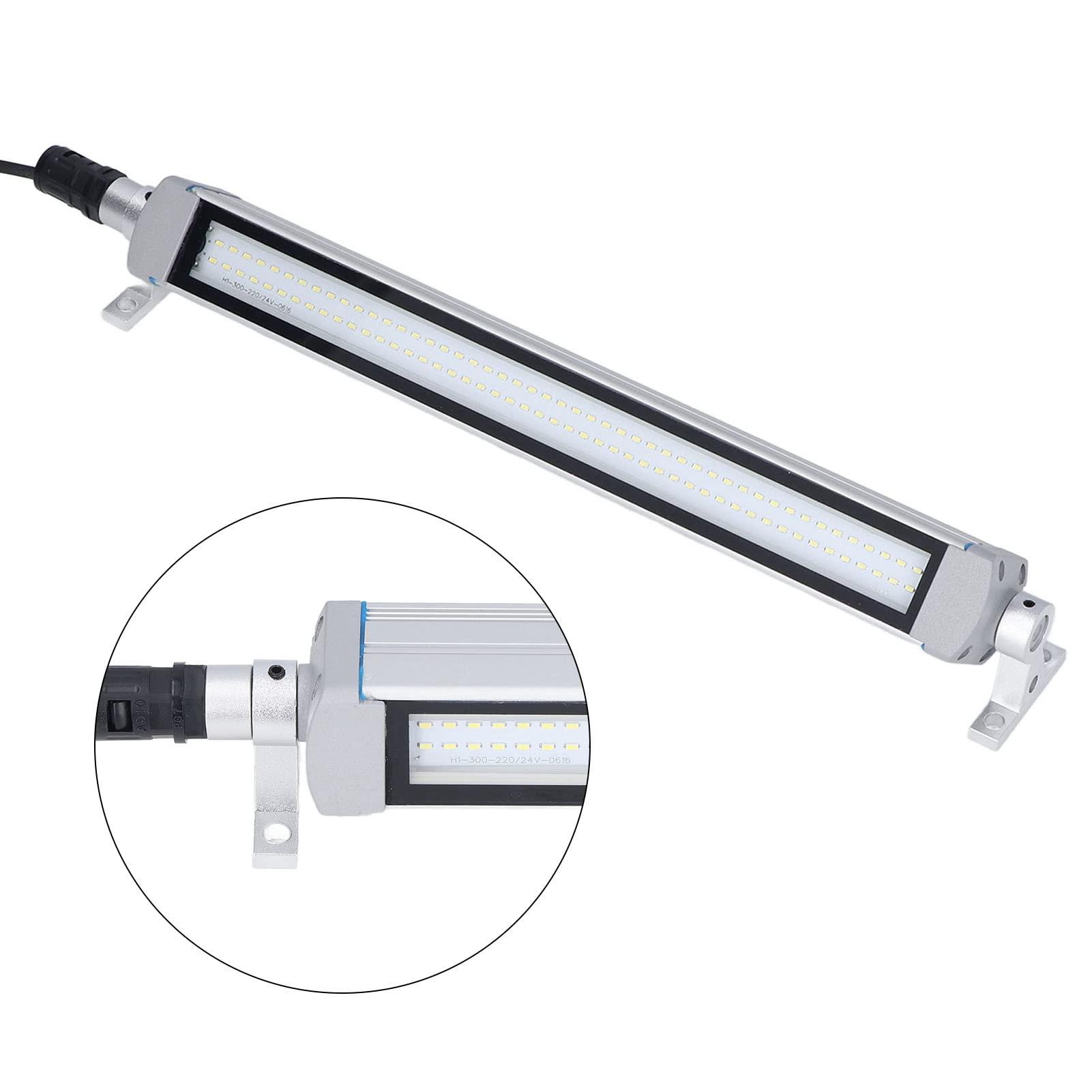 Asixxsix Luce di Lavoro del LED, 10W 24V Macchina LED Tubo Luce Impermeabile IP68 Lampada da Lavoro antideflagrante Facile da installare Luce antideflagrante a Prova di Olio per l'officina