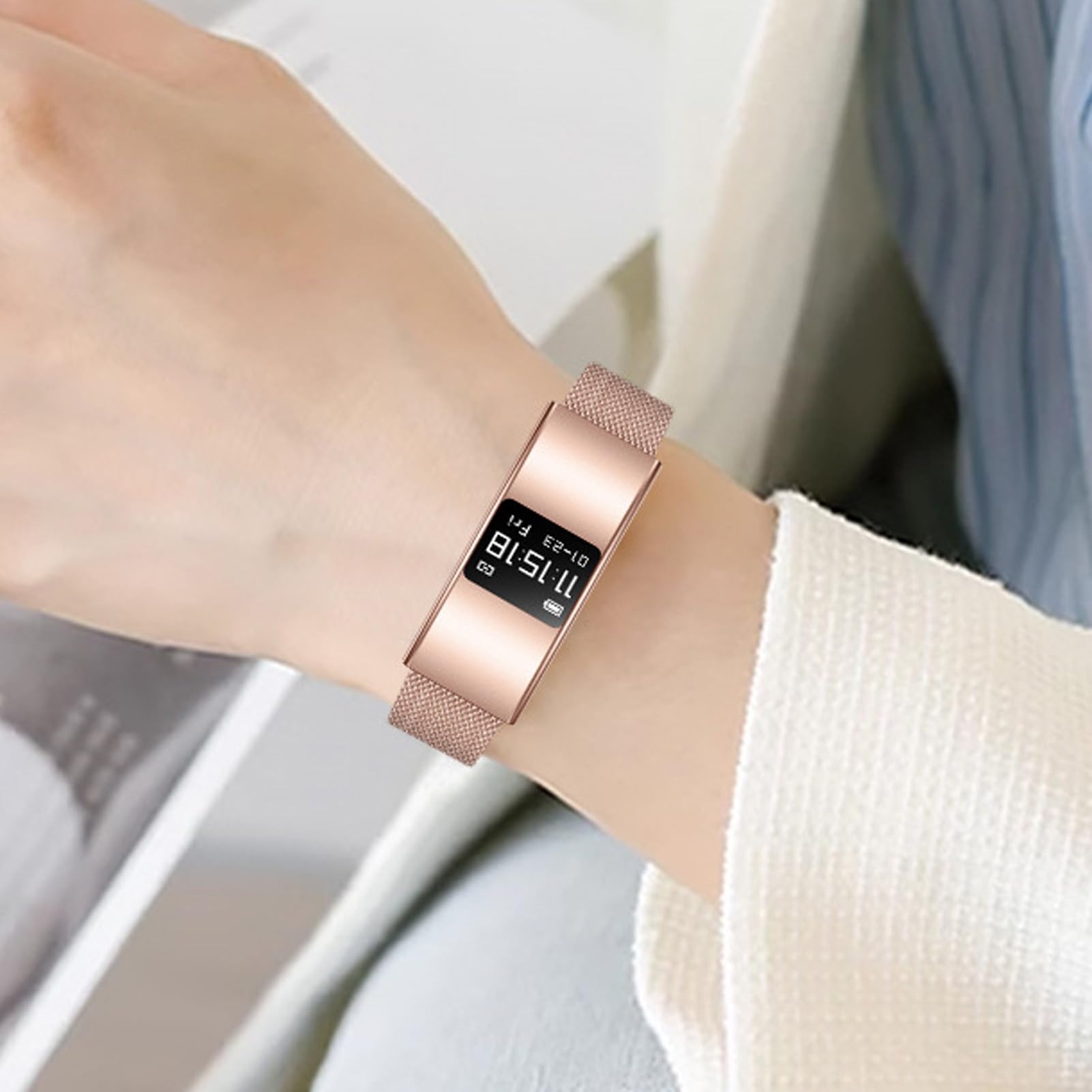 Sxhlseller Bracelet Intelligent pour Femmes et Hommes, Suivi de la santé, Plusieurs Modes Sportifs