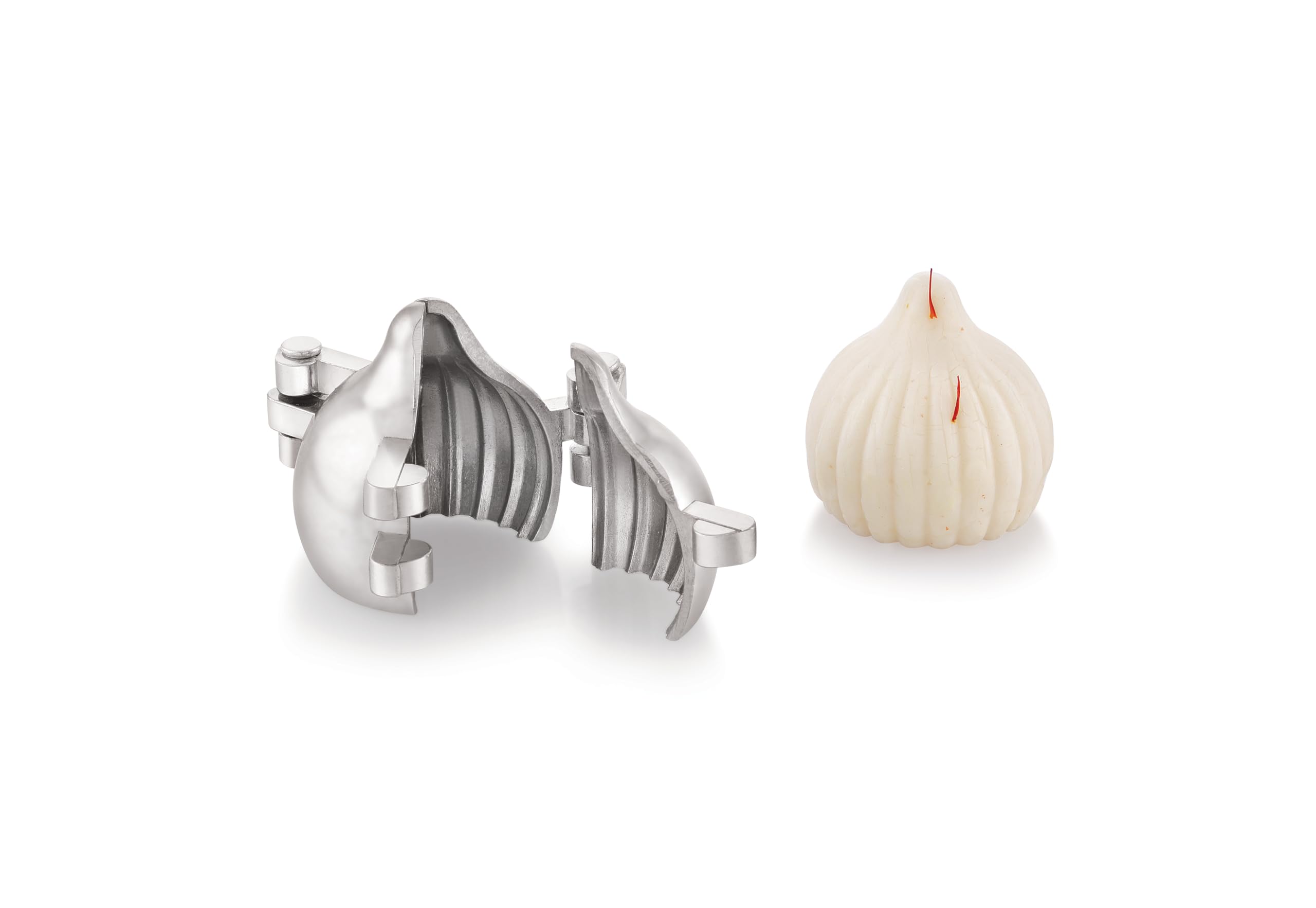 TOSAA Aluminium Modak Mould Modak Maker, Aluminium Modak Making Mould, Traditional Indian Sweet Maker Kitchen Molds for Festivals - Large (Pack of 1)-image-29