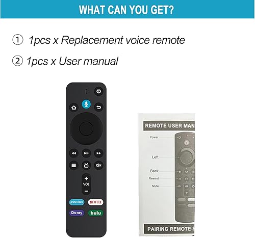 Miniatura 6 de Allimity Control remoto de comando de voz de repuesto compatible con Tienda TV Box LDC9WZ, Tienda TV Stick LY73PR S3L46N E9L29Y K2R2TE, Tienda TV