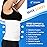 S Abdominal Binder Post Surgery for Men and Women, 12 High Postpartum Tummy Tuck Belt Provides Bariatric Stomach Compression, High Elasticity, Breathable - (45 - 60) 4 PANEL White