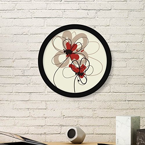 Cadre en bois de coquelicot fleurs idée cadeau déco maison