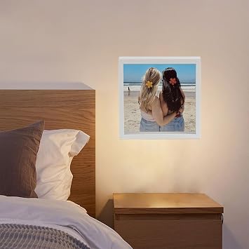 8x8in White 3D Deep Shadow Box Frame 22x22cm Display Frame