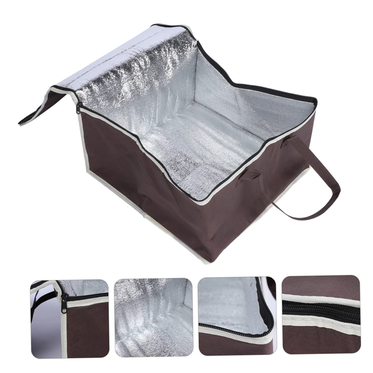 Sac d'emballage de gâteau para Comida Sac à déjeuner Fourre-tout de camping isolé Fourre-tout thermique Sac à déjeuner isolé Sac isolé Camping Sac de nourriture chaude Sac d'épicerie isolé Nourritur