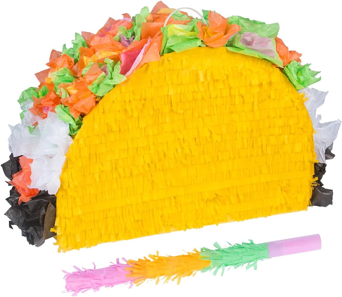 Sponsored Ad - Taco Pinatas -Mexican Pinatas with Bat and Hanging Loop-Taco Pinatas for Fiestas, Cinco de Mayo Decorations, Mexican Themed Party, Girls Kids Taco Bout Parties Festival Birthday Party Favors Supplies