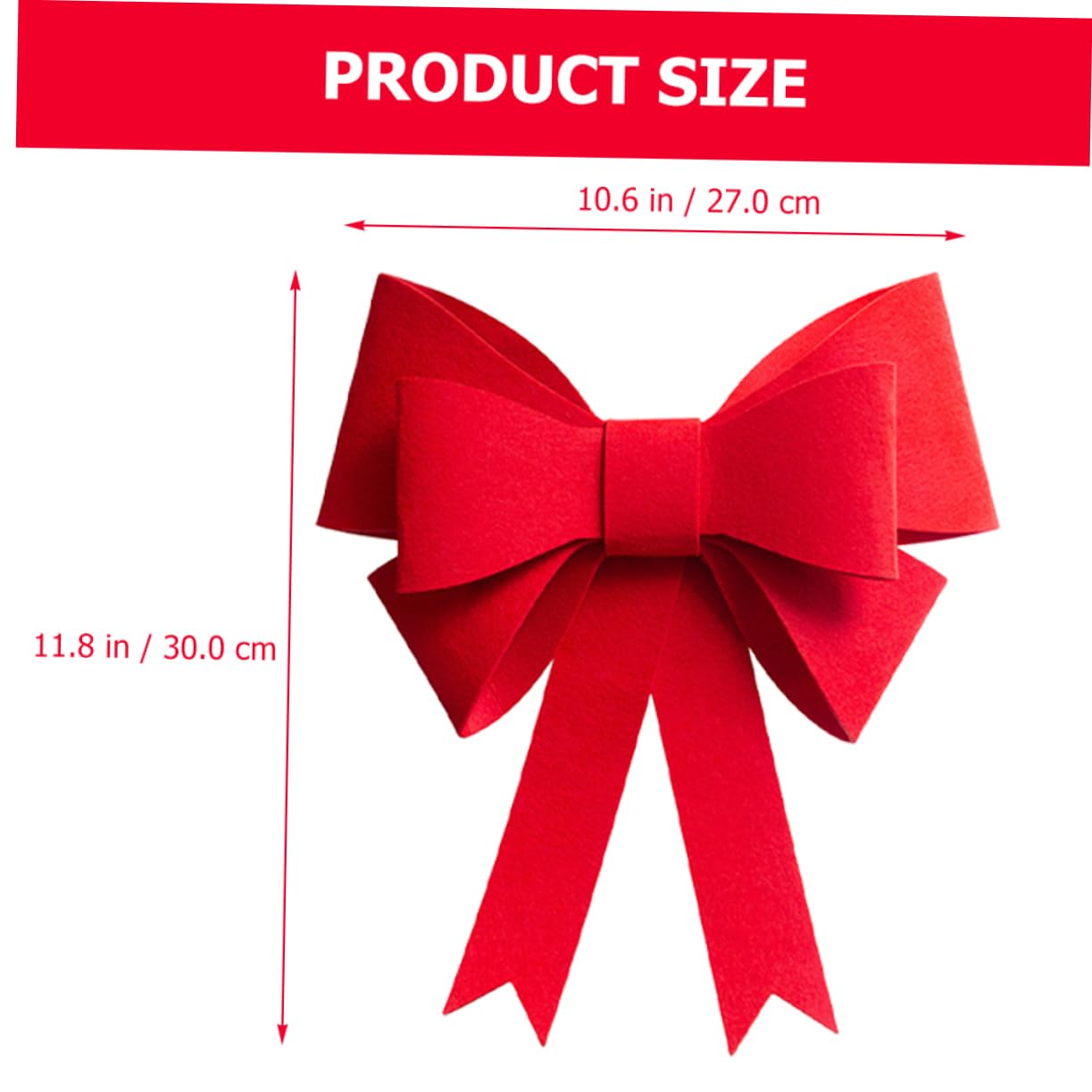Cabilock 5 Sätze Schleifen Riemen Rote Fliege Verschluss Für Weihnachtsvorhänge Weihnachtsgirlande Weihnachtskränze Im Freien Weihnachtsschleife Hochzeitsdekoration Papier 2 Stück * 5