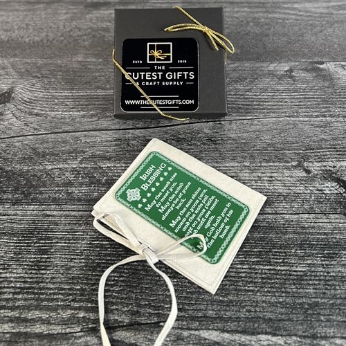 Cutest Gifts Irish Blessing Engraved Metal Wallet Insert, St Patricks Day Gift, Unique and Uplifting Gift For Husband, Thoughtful Gift for Son, 100% Made in the USA2