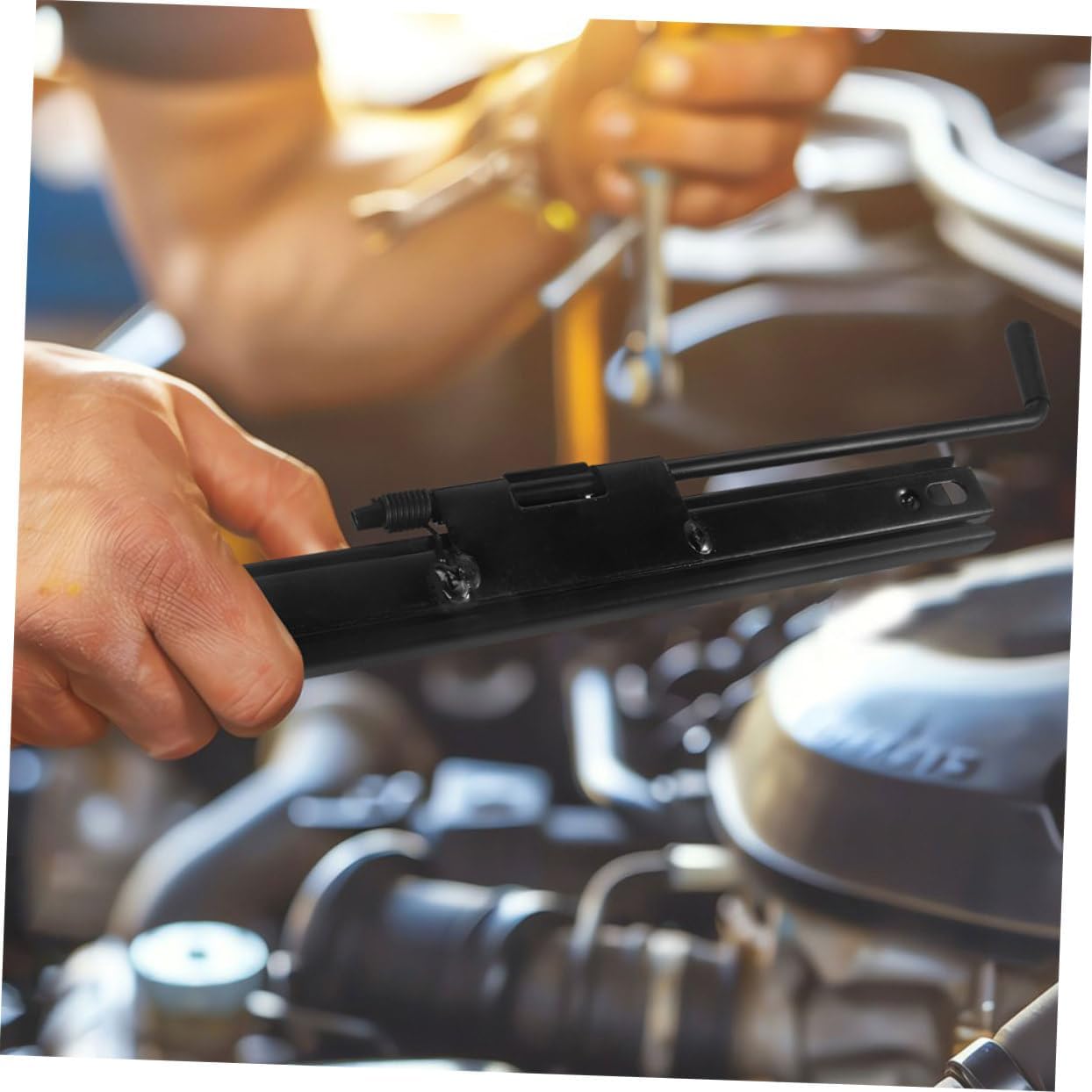 VOSAREA Universal Car Seat Slider Assembly Kit 2 Pairs Adjustable Seat Mounting Tracks for Go Kart Sturdy Sliding Mechanism