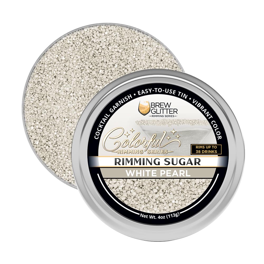 Brew Glitter White Rimming Sugar - Halloween Drinks -5 Brew Glitter White Rimming Sugar - Halloween Drinks -5