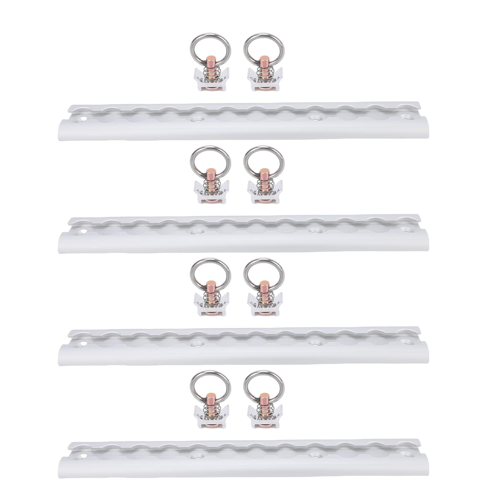 CHICIRIS Schwerlast Aluminium Zurrset L Fit 304mm mit 8 O-Ringen for