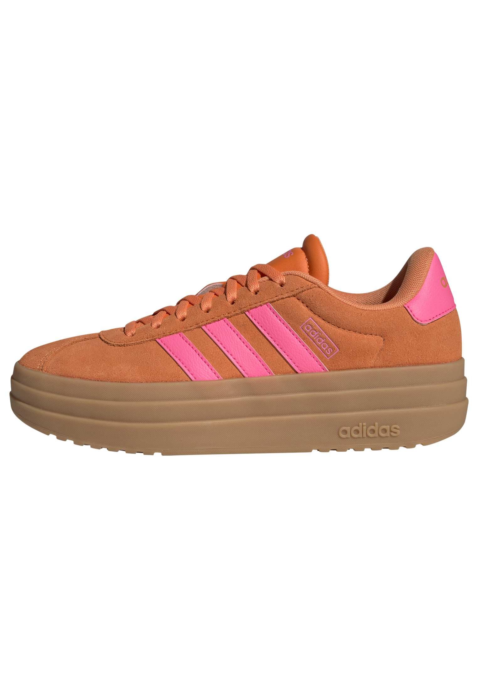 Adidas Donna VL Court Bold Shoes, Pure Orange/Lucid Pink/Gum 3, 37 1/3 EU