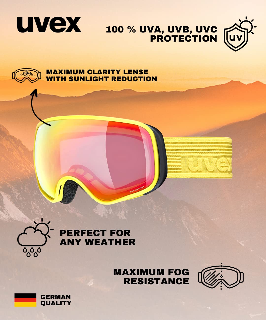 Uvex Uvex Scribble Fm Sph lunettes de ski Mixte (lot de 1)