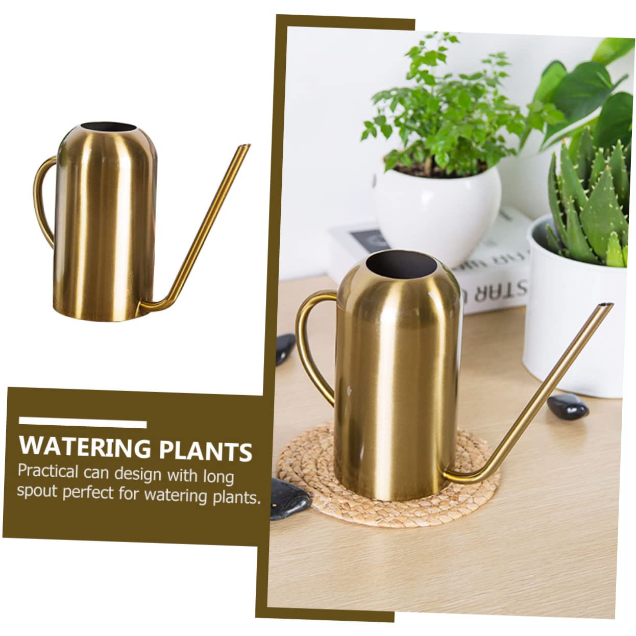POPETPOP Arrosoir avec Bec Long Capacité Élevée pour Arroser Plantes Et Jardins