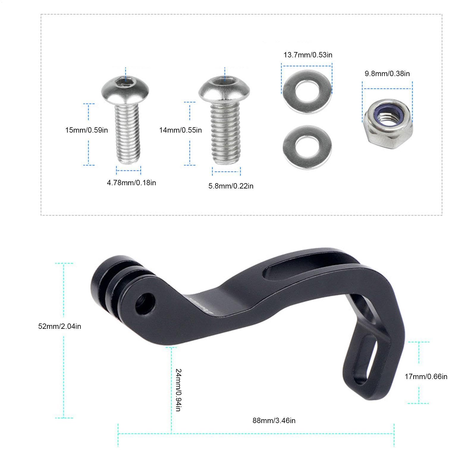 Support De Phare Avant Vélo En Acier - Fixation Sur Fourche (filetage) - Occasion