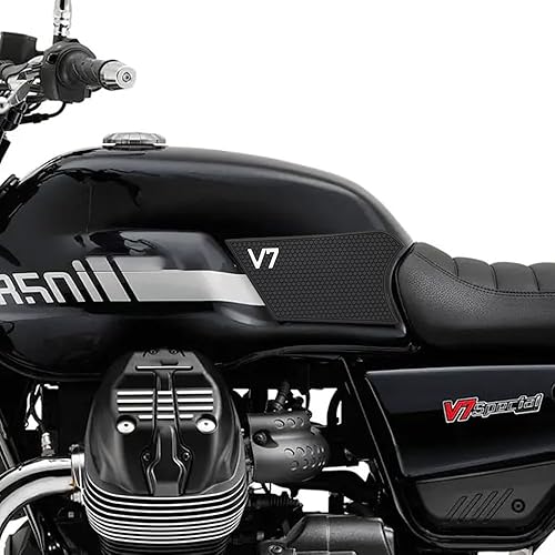 Miniatura 8 de Para Moto Guzzi V7 iii 850 2021 - Almohadilla lateral para tanque de combustible, almohadillas protectoras, calcomanías, calcomanía de gas, agarre