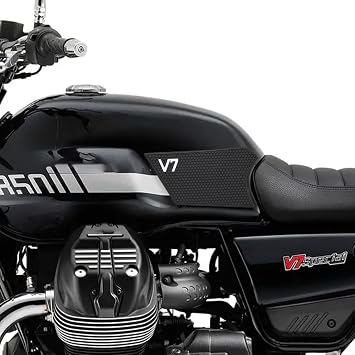 for Moto Guzzi V7 850 Special Side Fuel Tank pad Tank Pads Protector Stickers Decal Gas Knee Grip Traction Pad Tankpad 2 PCS V7 850 Special Guzzi v7 iii Rough 2021 -