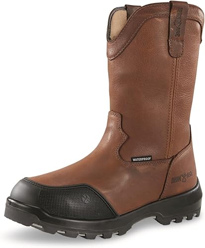 Iron Age Inmortalizador dedo del pie de seguridad para hombre 10" impermeable Wellington