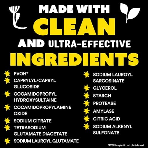 Miniatura 5 de Molly’s Suds Laundry Detergent Sheets Gentle on Sensitive Skin, Powerful Bio-Based Enzymes, Stain-Fighting Liquidless & Plastic-Free Packaging