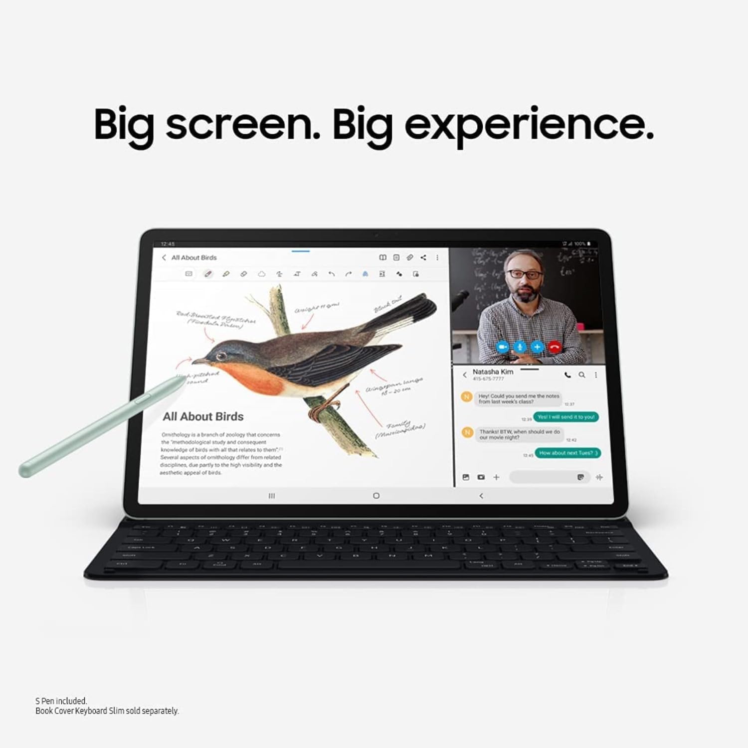 Amazon.com : Samsung Galaxy Tab S7 FE 2021 Android Tablet 12.4