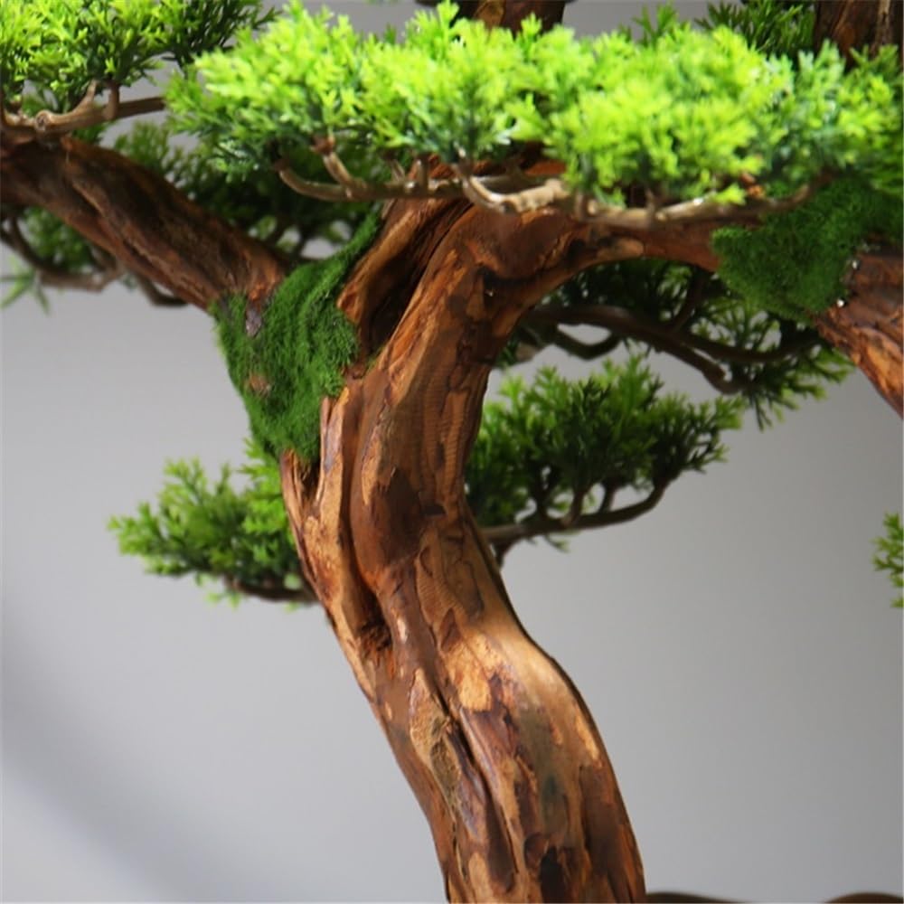 Fałszywa roślina Symulacja Bonsai Fałszywe Zielone Rośliny Doniczkowe Biuro Gabinet Dekoracyjne Ozdoby Hotel Wysokiej Jakości Meble