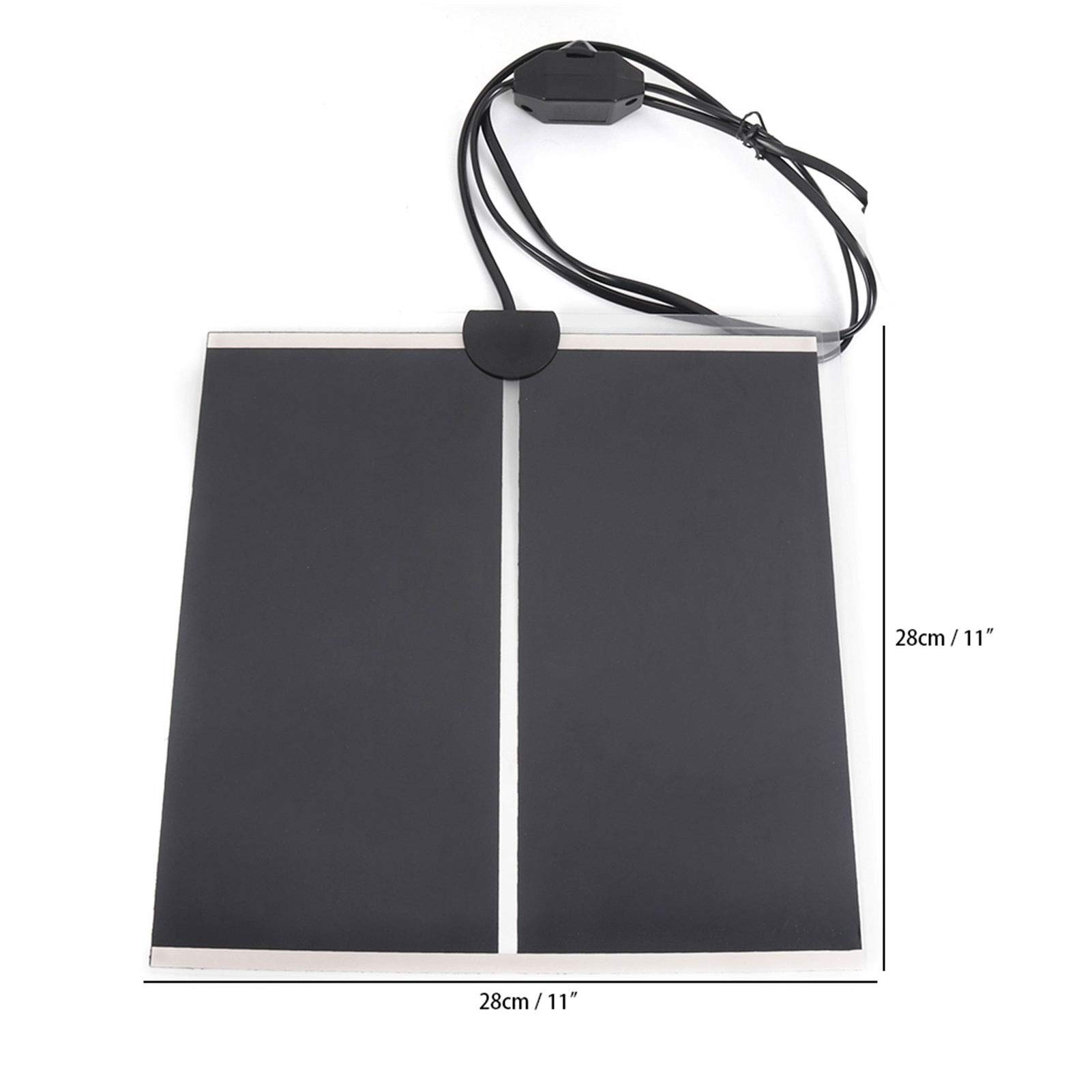 Haustierheizung Heizung Warm Pad Einstellbarer Temperaturregler Incubator Mat Werkzeuge Terrarium Reptiles Heizmatte 5-45W Klettern Haustier (Color : 28W 53x28cm)