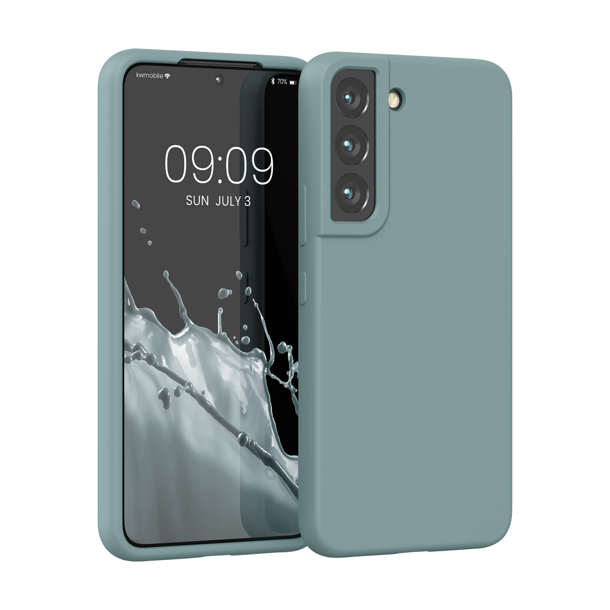 kwmobile Case Compatible with Samsung Galaxy S10e Case - TPU Silicone Phone Cover with Soft Finish - Arctic Night