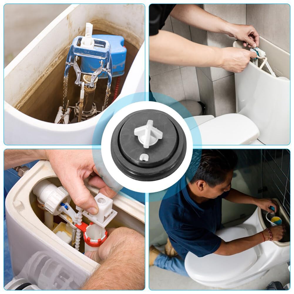 Arandela Válvula Flotador Juntas De Diafragma Para Válvula De Inodoro -  Repuesto Para Válvula De Entrada Lateral, 2 Unidades Junta Plana Cisterna, image size:1001x1001