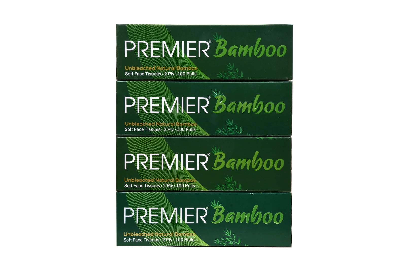 Premier Bamboo Super Soft 2-ply Car Tissue Box| Facial Tissue-100 pulls x 4 Packs (400 Pulls) | 100% Natural & Ecofriendly (B0D8W7MDBF) Amazon Price History, Amazon Price Tracker