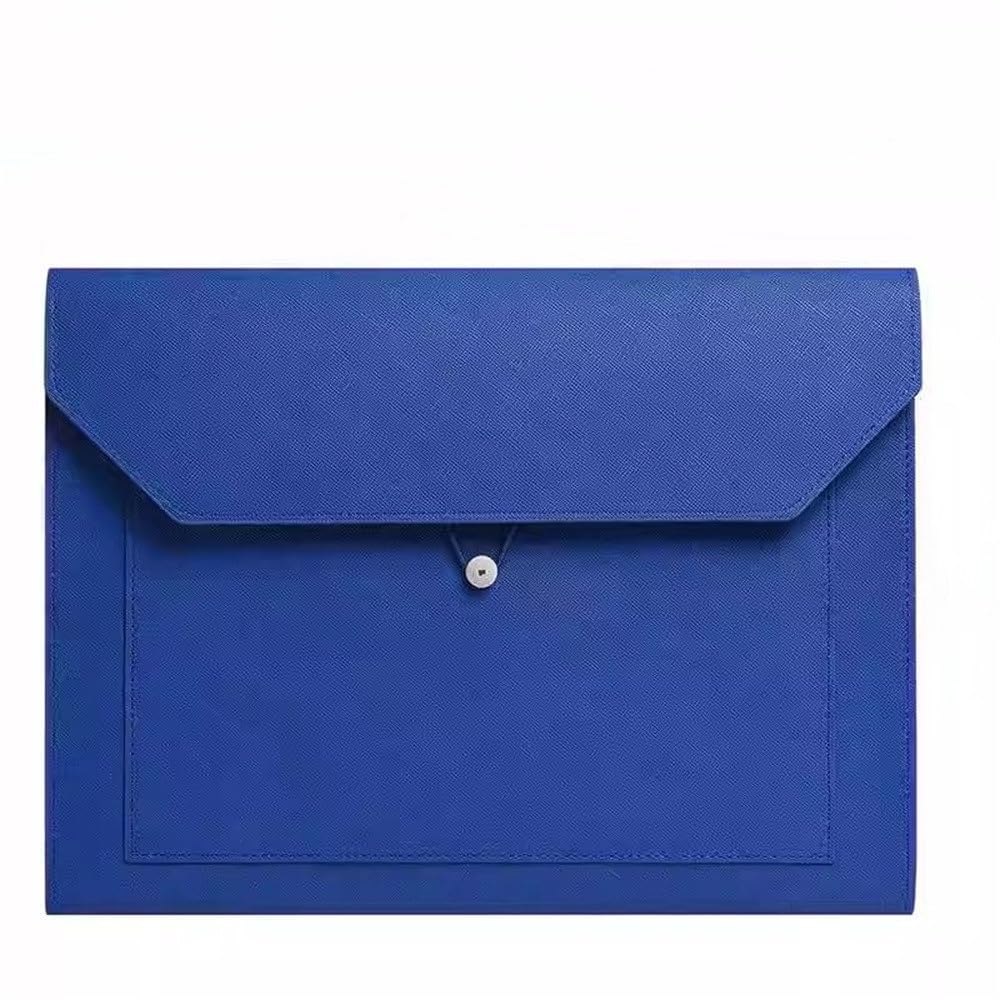 Etui na dokumenty ze skóry PU, Etui na dokumenty ze skóry PU, wielokolorowe, 330 x 245 mm(Blue)