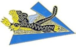 US Army Flying Tiger Large Lapel Pin