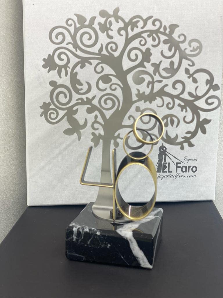 JOYERÍA EL FARO | Regalo aniversario de boda 40 años | 40 aniversario boda | Grabado personalizado | Presentación en estuche premium | Celebra 40 años de amor juntos