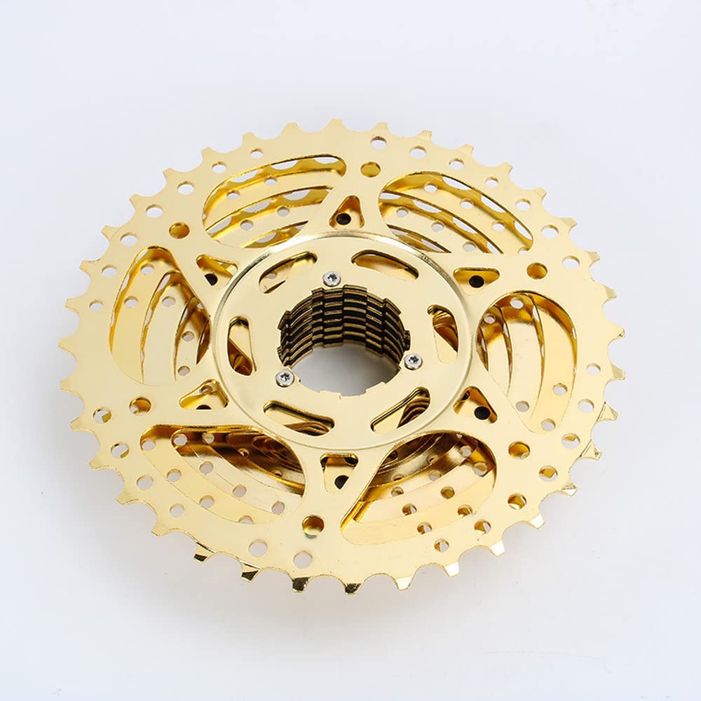 Amazon.com : Gold Bicycle Cassette Freewheel MTB Sprocket MTB