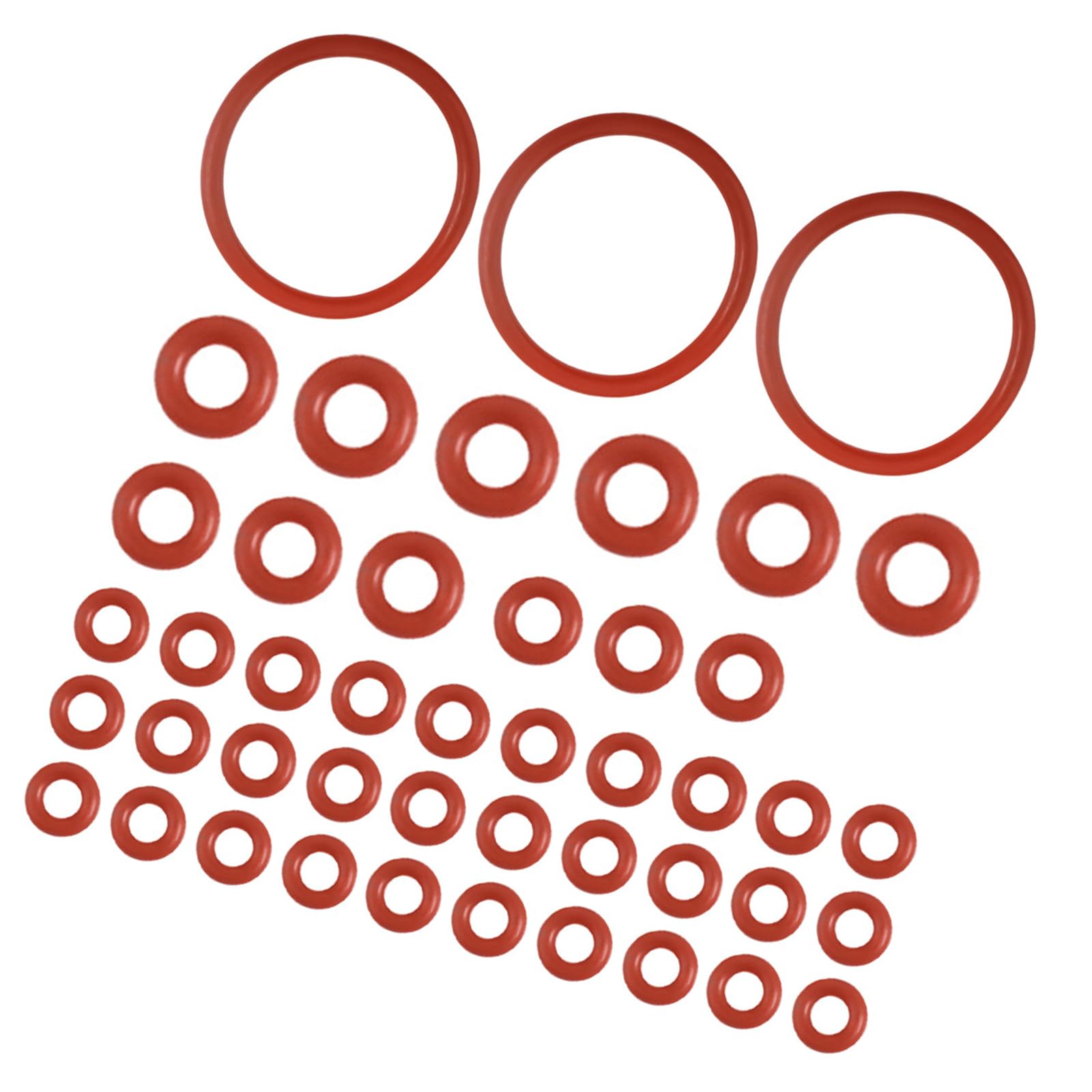 Jazuaiao 45Pcs Silicone O Rings Sealing Gasket Replacement Seals Maintenance Set for Espresso and Drip Coffee Machine Parts Coffee Machine Gaskets