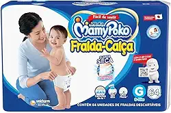 MamyPoko Fralda-Calça Premium Seca G 60 Unidades