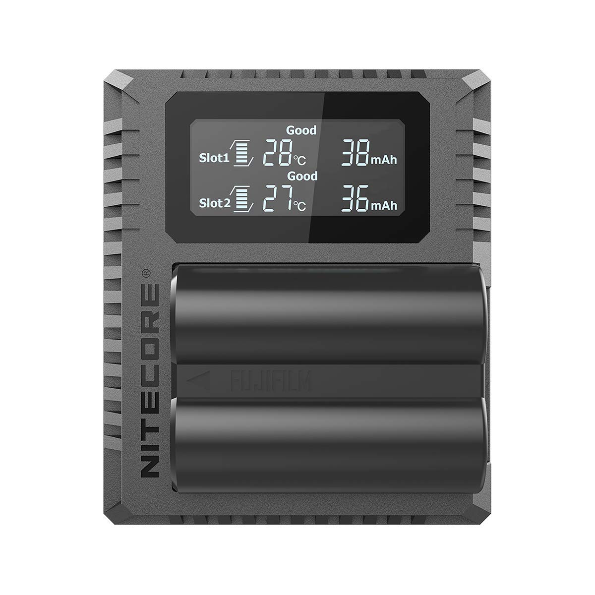 Nitecore FX3 Fujifilm W235 Hour Dual Slot Battery Ładowarka USB
