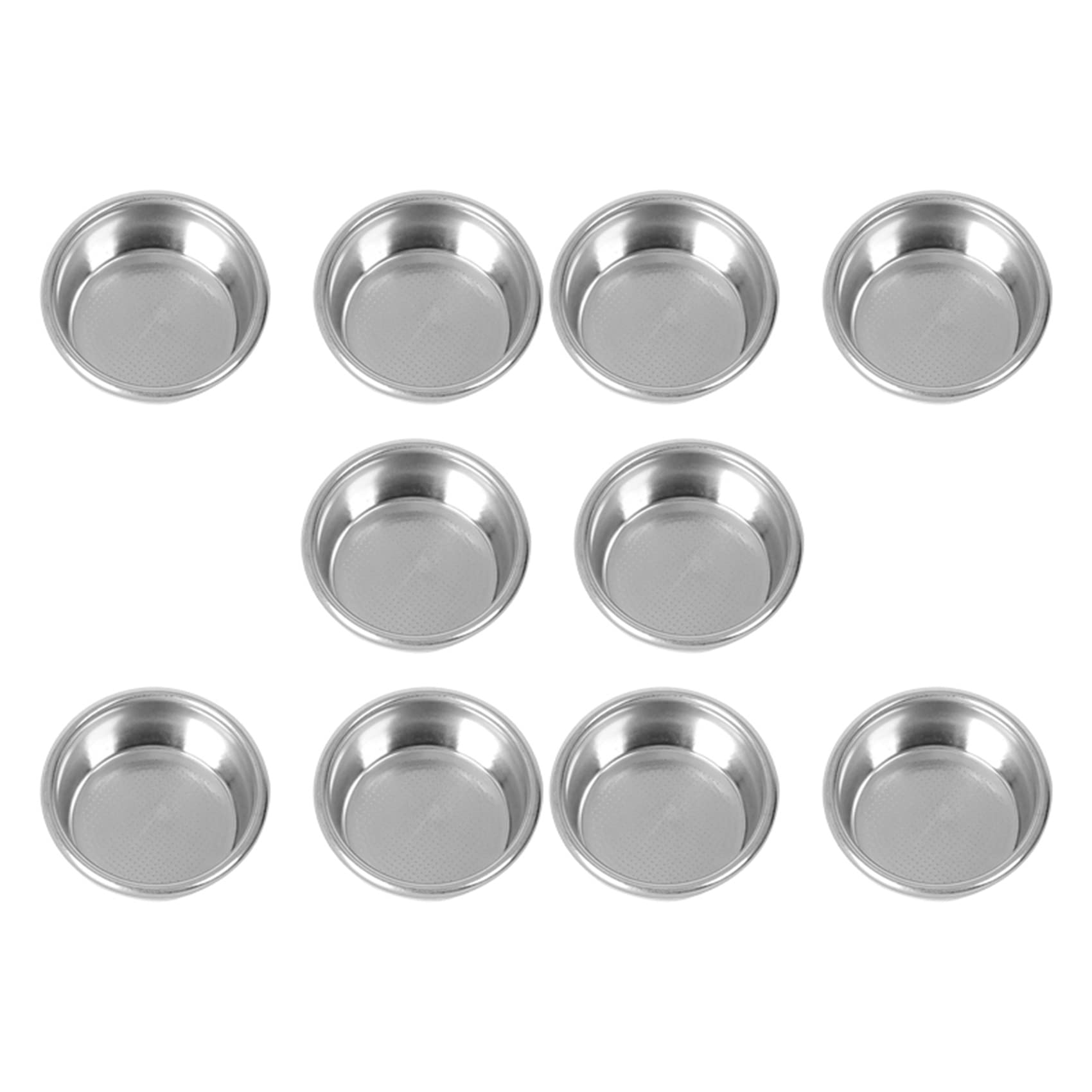 Hndhbfgrt 10Pack 54mm Filter Basket for Sage 870/875/878/880 54mm Semi-Automatic Coffee Machine Bottomless Handle Filter