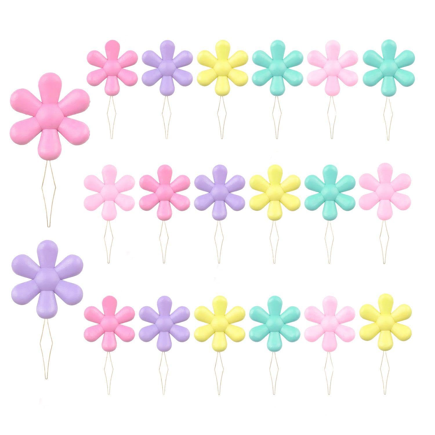 Ubsiuh Multicolor 20 Pieces Of Needle Threading Device, Plastic Labor-Saving Design, Universal Tool For Hand-Stitched Embroidery, Cross-Stitch And Household Sewing, Convenient Auxiliary Accessories.
