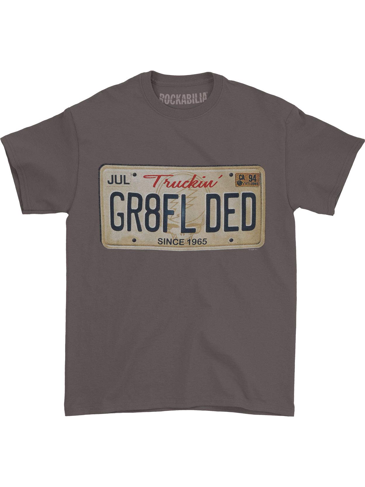 Liquid Blue Grateful Dead Plate T-Shirt T-Shirt Uomo
