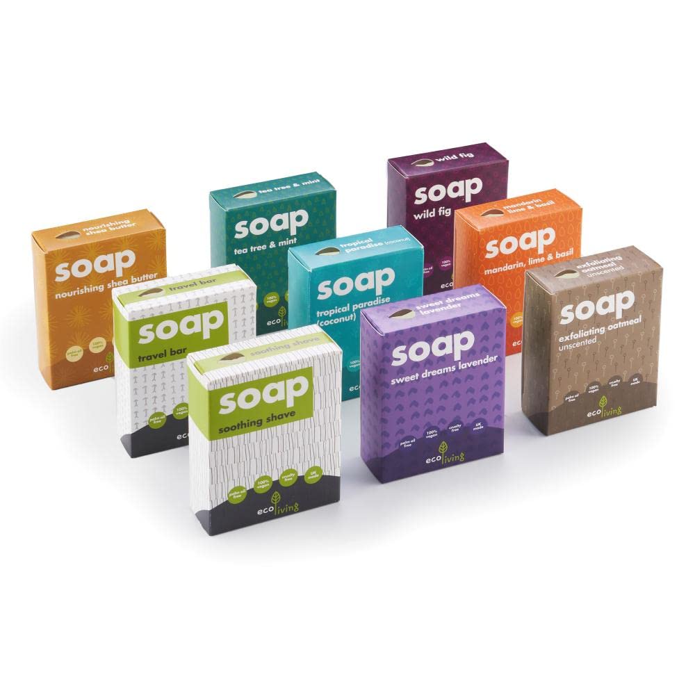 ecoLiving Handmade Bio Soap, Made in Uk- Vegan Soap that Lasts Months - Image 2