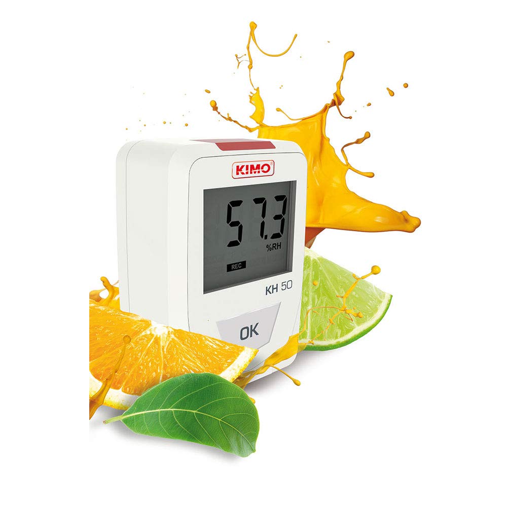 Kimo KH50 Temperature and Humidity Data Logger (Temperature: -40 to 85°C & Humidity: 0 to 100% RH) for Food Industry, Pharmaceuticals, Warehouse by INSTRUKART 2