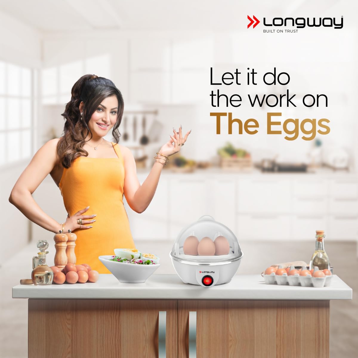 LONGWAY Eggo 350W Egg Boiler - Cook 7 Eggs! -2 LONGWAY Eggo 350W Egg Boiler - Cook 7 Eggs! -2