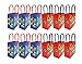 TINYMILLS Superhero Text Party Favor Treat Bags with Handles, Superhero Candy Bags for Birthday Party, Party Supply Decorations Pack of 12