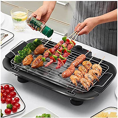 Buy Jontif Barbeque Grill Electric Smokeless Indoor/Outdoor Portable op
