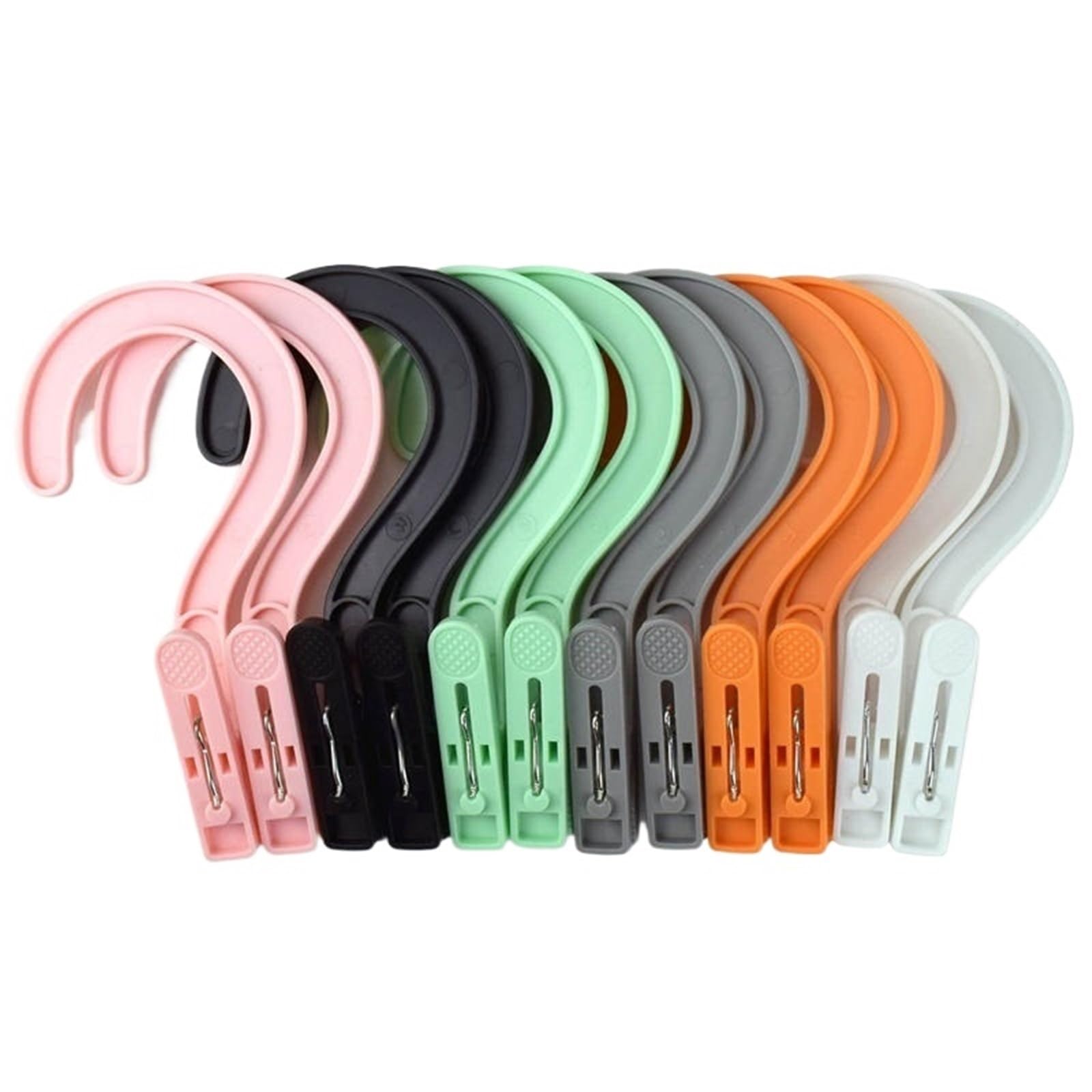 120/240Pcs Mix Color Windproof Clothes Pegs Clip Laundry Tongs Pants Hanger Clothespin for Washing Line(6X13.2cm 120pcs)
